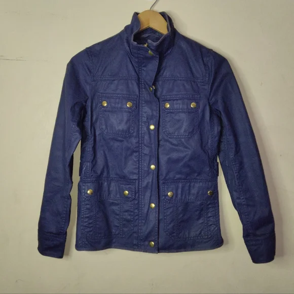 J. Crew Downtown Field Utility Military Relaxed boyfriend fit Jacket Siz…
